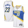 Muške NBA Dres Indiana Pacers Aaron Nesmith Nike 2025-26 City Edition Bijela Swingman